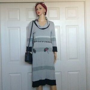 Nine West Horizontal Knit Dress